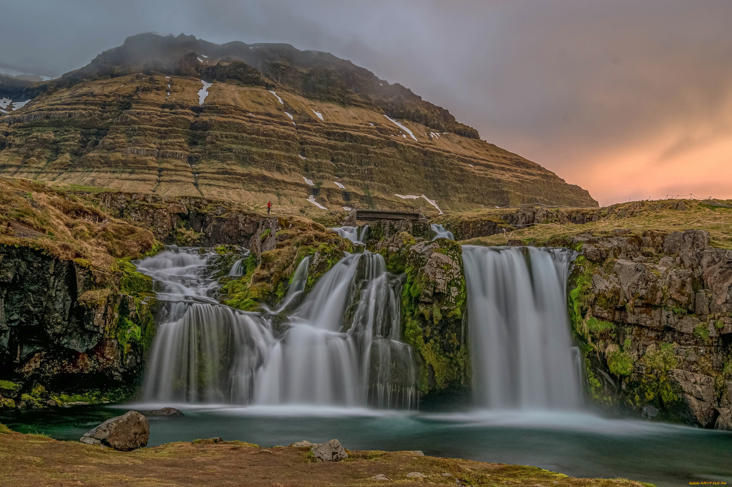 kirkjufellfoss, iceland, , 